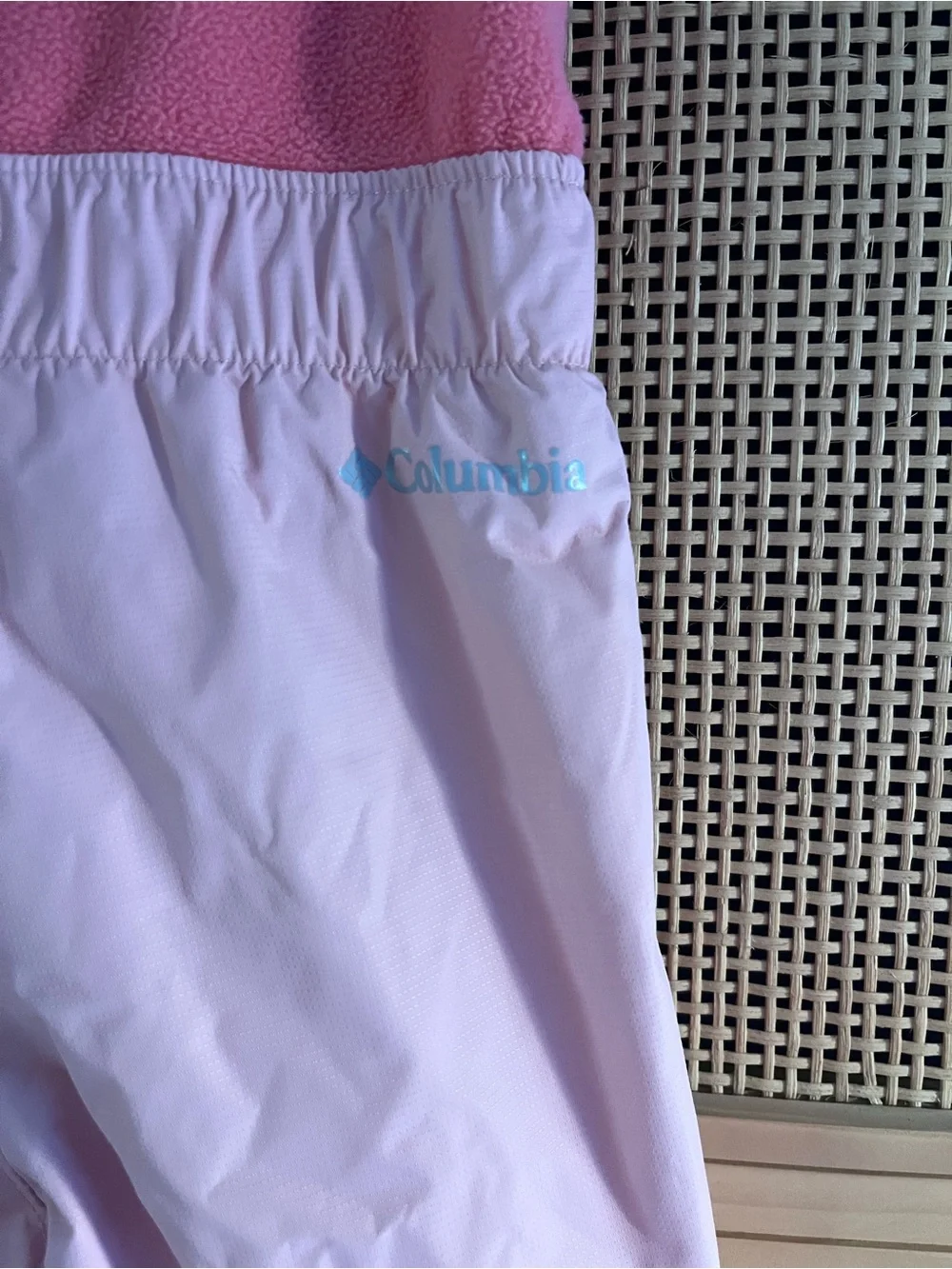 Columbia 12-18M Pink Two-Tone Kids Waterproof & Fleece Overalls